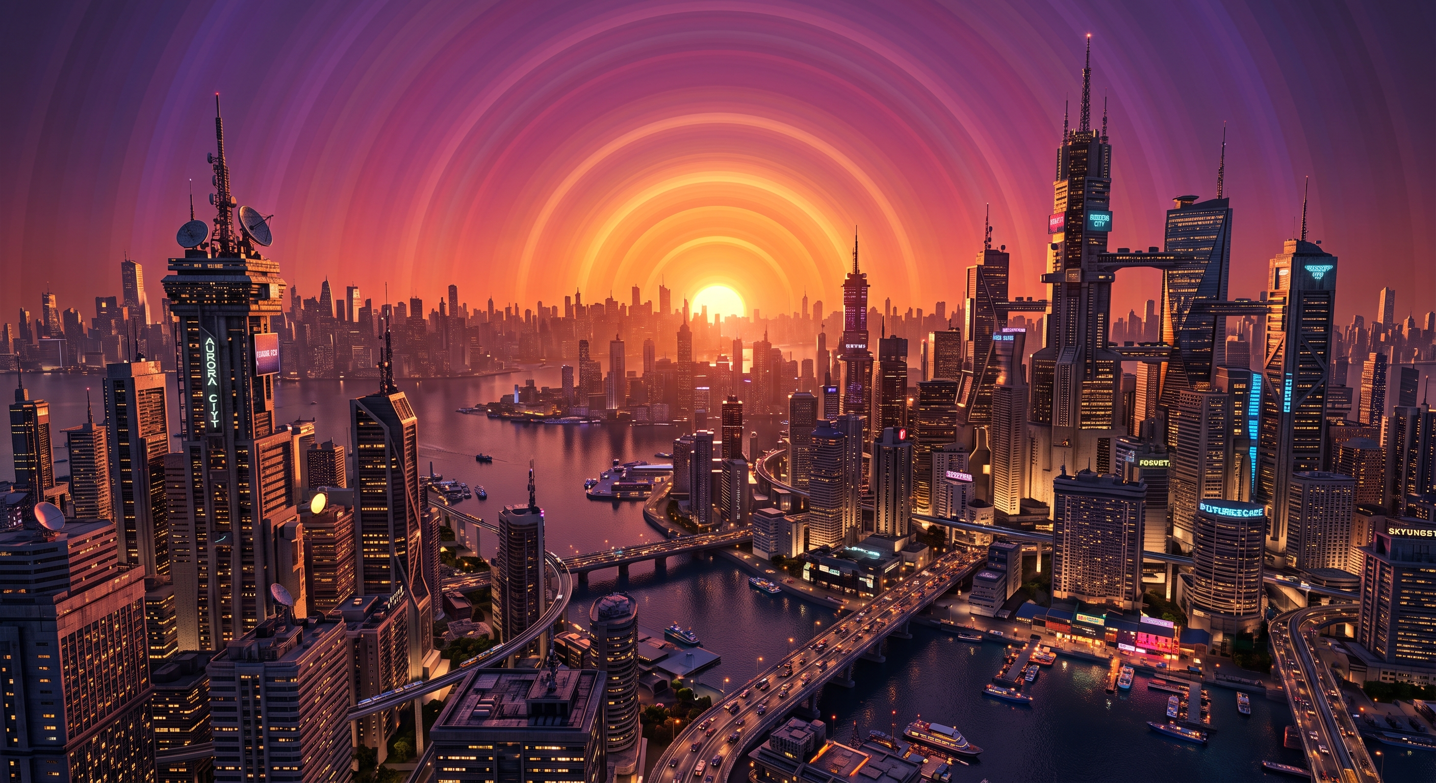 Vice City Skyline